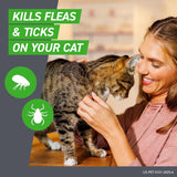 3 Doses Frontline Plus Flea and Tick Treatment for Cats