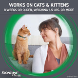 8 Doses Frontline Plus Flea and Tick Treatment for Cats